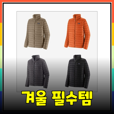 겨울의 필수 아이템