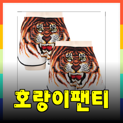 호랑이팬티로 귀여움과 편안함을 동시에! 추천 제품 소개