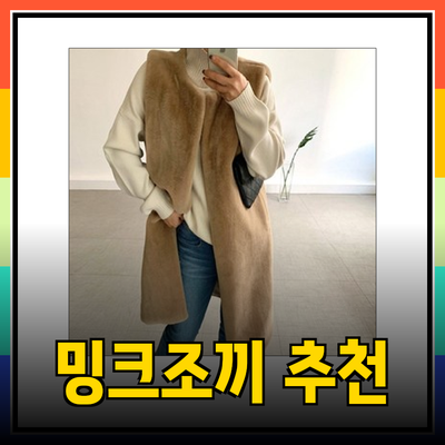 여성을 위한 따뜻하고 스타일리시한 밍크조끼 추천 리스트