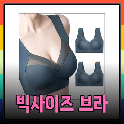 편안함과 스타일을 동시에! 빅사이즈 브라 추천