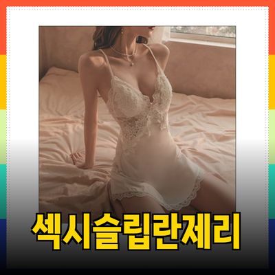 섹시쿠키의 매력적인 섹시 슬립 란제리
