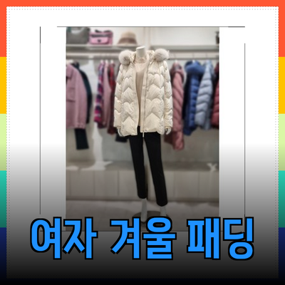 크로커다일패딩으로 겨울을 따뜻하게! 여자 겨울 패딩 추천 리스트