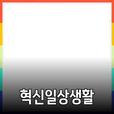 일상생활에서의 혁신